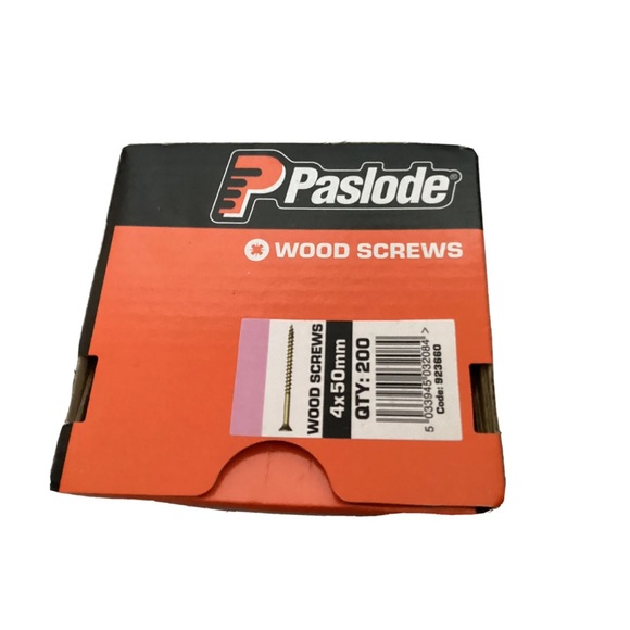 Paslode 923663 4x50mm PZ2 Yellow Zinc Wood Screws 200pk New In Box - Picture 3 of 3